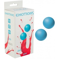 Вагинальные шарики без сцепки Emotions Lexy Medium голубые